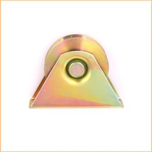 Balançoire réglable à ressort robuste petite roulette porte coulissante roues à rouleaux en acier inoxydable - Product Image 3