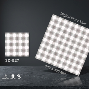 Vistaar Brand 12x12 Inch 3D Digital Ceramic Glazed Floor Tiles Matte <b>Waterproof</b> Modern Design - Product Image 3