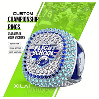 Bagues de championnat de football américain personnalisées XILAI, bague de victoire NFL personnalisée, bague de football universitaire personnalisée