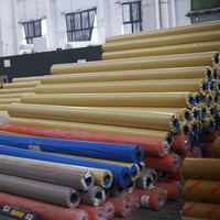 Lot de stock d'usine Jinlong pour bâches PVC de Grade B et Grade C, vendu à la tonne