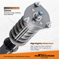 Maxpeedingrod peredam kejut 24 Level, Kit suspensi penyangga koilover guncangan untuk Mazda RX-8 SE3P 2004-2011