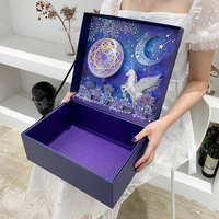 Boîte cadeau Anniversaire cadeaux paquet Surprise Grande boîte De Noël mariage self made vide boîte BRICOLAGE