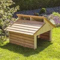 Abri de voiture moderne en bois, abri de jardin avec design imperméable résistant à la pluie, bac à plantes extérieur