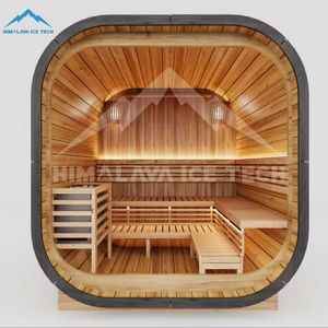 Cabine de sauna en cèdre rouge en gros - Personnalisation OEM/ODM, 4-5 personnes, Chauffage rapide 6kW, Nettoyage facile, Faible MOQ, Approvisionnement en vrac pour Gym/<span class=keywords><strong>SPA</strong></span>/Hôtel - Product Image 4