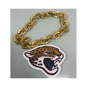 Jacksonville Jaguars NFL 3D fan gran cadena collar espuma Campeonato anillo collar personalizar 3D Eva espuma fans collar