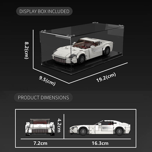 Mould King 27114 334 Uds coche Serie Martin One77 ocho rejilla coche modelo de bloques de construcción técnico juguete educativo Festival regalo - Product Image 5
