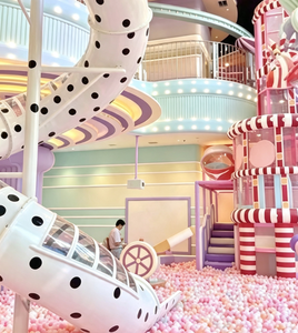 Equipo de Juegos Interior Grande y Pequeño para Niños, Castillo Inflable con Tobogán, Estructura para Escalar y Trampolín para Jardín de Infancia - Product Image 3