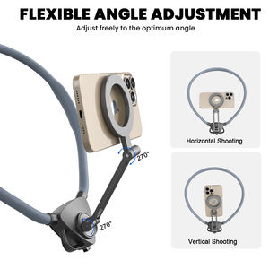 Universelle magnetische Hals halterung für Telefone Hals Handyst änder POV/Vlog Selfie Mount Hand Free <span class=keywords><strong>Phone</strong></span> Hals halter - Product Image 2
