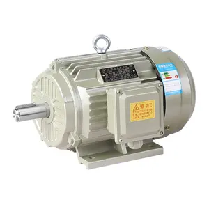 YE3/YE2 IE3 1.5KW-6 kutuplu 2HP 50HZ 60HZ 220V 380V 460V 480V ac motorlar 3-fazlı asenkron motor ağır şaft uzun eksen motoru