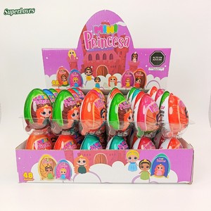 Mini Princesa <strong>Princess</strong> Themed Solid Sweet Chocolate for Egg with Toy &amp; Chocolate 48pcs Box Kids Party Wholesale - Product Image 1