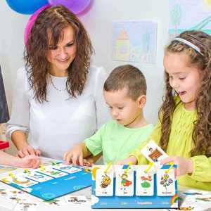 78 Piezas de Materiales Escolares para Jardín de Infancia, Artículos Imprescindibles para el Aula, Materiales de Terapia del Habla, Construcción de Frases para Niños - Product Image 3