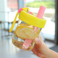 C551 venta al por mayor té creativo separación flor té verano gran capacidad taza de plástico nuevo diseño portátil taza de agua para niños