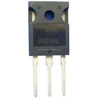 Transistor IGBT HGTG5N120BND Original 1200V 21A para conmutación de alta frecuencia, hoja de datos gratuita y soporte BOM