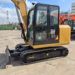 Pour mini-excavatrice sur chenilles 305.5E2 de 5,5 tonnes, jaune - Product Image 3