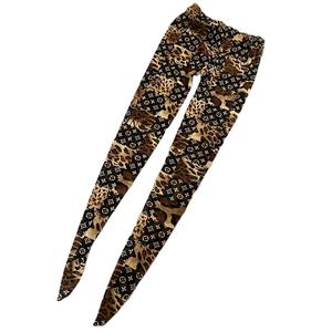 ब्रांड लोगो पत्र प्रिंट टाइट्स पैंटीहोज 2022 फैशन ट्रेंड ब्लैक सिल्क पेंटीहोज फास्ट शिपिंग डिजाइनर टाइट्स पेंटीहोज - Product Image 1