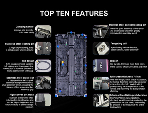 Cho thuê trong nhà LED Bảng điều chỉnh màn hình Nhà thờ Backdrop pantalla LED <span class=keywords><strong>Video</strong></span> tường kỹ thuật số biển hiển thị quảng cáo ngoài trời LED hiển thị - Product Image 3