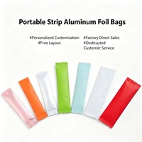Sachets individuels de poudre de gel énergétique, supplément en poudre, sachets d'assaisonnement, emballage en feuille thermoscellable, sachet de café