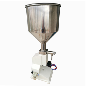 Llenadora neumática A02 con pedal-para cremas, líquidos y pastas en recipientes de vidrio/plástico/metal - Product Image 1