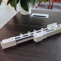 Système de rail motorisé intelligent pour rideaux électriques Tuya Wifi Smart Home 2,1 m, compatible avec la commande vocale Alexa et Google Assistant