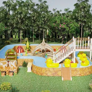 Parc d'attractions intérieur sur le thème des dinosaures avec fosse à sable archéologique, trampoline et manèges d'avions volants pour les places publiques et les centres commerciaux - Product Image 6