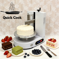 Machine à gâteaux automatique Glaçage électrique Glaçage Boulangerie Plâtrage rond durable Revêtement Snack Cake Maker Pastels Making Machines