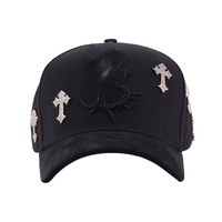 Gorra de Béisbol Unisex de 5 Paneles, Personalizable con Logotipo de Marca Privada Bordado, Parche Decorativo, Transpirable/Impermeable, Deportiva, con Letras/Imágenes