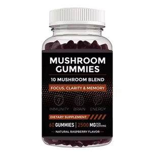 Gummies 10-en-1 pour la fonction cognitive, immunitaire et cérébrale, complexe de champignons avec Crinière de lion - Product Image 1