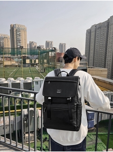 <span class=keywords><strong>Sac</strong></span> à <span class=keywords><strong>dos</strong></span> pour ordinateur portable de voyage pour hommes, grande capacité, vente en gros, design tendance, haute qualité, imperméable, en <span class=keywords><strong>cuir</strong></span> PU - Product Image 4