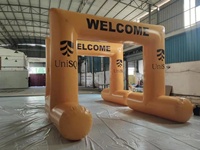 Arches gonflables publicitaires imperméables à gonflage et dégonflage rapides avec taille personnalisable pour les événements sportifs en plein air
