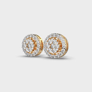 Round Brilliant Moissanite <b>Stud</b> Earrings 925 <b>Sterling</b> <b>Silver</b> Premium Designer Fashion Jewelry for Women Daily Wear - Product Image 4