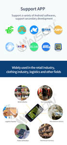 Pda محمول باليد ماسح ضوئي صناعي أندرويد سجادة باركود مقاوم للماء أسعار BT Wifi Rfid مطعم متنقل - Product Image 5