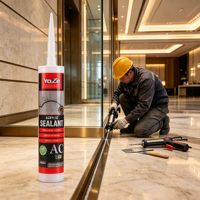 Scellant acrylique à base d'eau, résistant aux intempéries, calfeutrage acrylique peignable pour le remplissage des joints muraux intérieurs, prix compétitif
