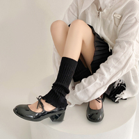 Manchons de bottes et chauffe-jambes en acrylique tricoté pour femme – Chaussettes polyvalentes style ample pour le printemps, l'automne et l'hiver