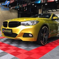 Dalles de sol modulaires en plastique PP antidérapantes et durables pour atelier et garage, 400*400*18mm, vente en gros