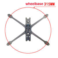 Kit de châssis de quadricoptère en fibre de carbone PFLY APEX 9 pouces 390 mm, bras de 5,5 mm pour modèles de drones de course FPV Freestyle RC