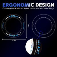 Disco Volador Luminoso LED con Logotipo Personalizado, Resistente al Agua, con Iluminación Automática, Tacto Suave, Antideslizante, Juguete para Juegos al Aire Libre