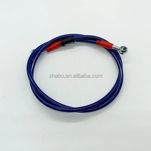 Manguera de Freno de Acero Inoxidable AN3 con PTFE, Línea de Freno Delantero para Moto, Universal para Honda, <span class=keywords><strong>Yamaha</strong></span>, Suzuki, al Precio Más Bajo - Product Image 2