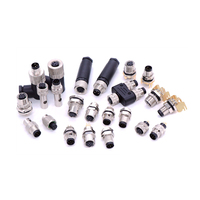 Conector de Cable de Alimentación para Panel Impermeable IP67 de 4 Pines Binrong, Terminal USB/DIN/Crimp, Enchufe de Aviación, Número de Modelo GX12-4KP, Metal de Latón