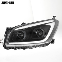 Phares LED JUSHUN 6000K 8000 LM 50W, feux de jour et clignotants pour Toyota RAV4 2009-2012