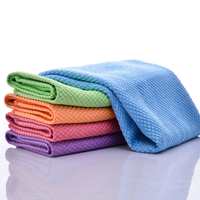 Chiffons en microfibre à écailles de poisson hautement absorbants pour nettoyer sans traces les surfaces de la cuisine et de la maison (vente en gros)