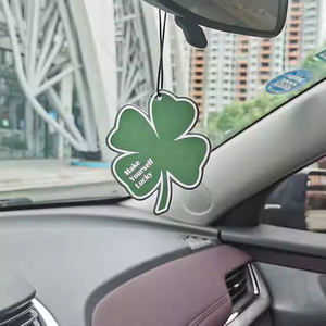 Désodorisant de voiture suspendu Aikun en papier de coton 8*7cm, évaporation naturelle, promotionnel économique, en stock, sac plastique OPP - Product Image 3