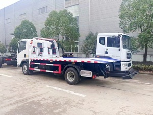 Sinotruk Howo, Camión de Remolque Nuevo de 3 y 5 Toneladas, <span class=keywords><strong>Plataforma</strong></span> Plana, Grúa Montada para Rescate de Emergencia - Product Image 2