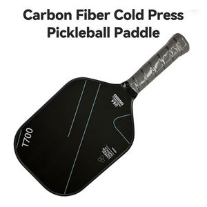 Pala de Pickleball de Fibra de Carbono T700 con Superficie de Textura Mate Tejida, Núcleo de Panal de PP, Alta Fricción para Control de Giro Profesional OEM - Product Image 1