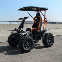 Scooter électrique tout-terrain 6000W 4 roues motrices 4x4 pour la plage, le désert, la neige et les activités de plein air, 60V 50Ah Lithium, Quad Buggy électrique
