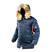 सेना सामरिक पुलिस N3B सर्दियों फॉक्स फर के साथ गर्म गद्देदार windproof जैकेट कोट Parka