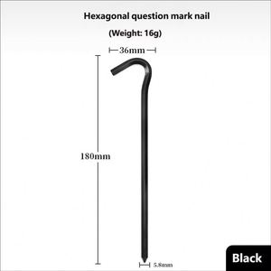 Clous de tente d'extérieur en alliage d'aluminium haute résistance de 18 cm, de qualité supérieure, pour toutes les saisons, idéaux pour l'escalade en roche - Vente en gros - Product Image 3