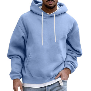 Sweat à capuche moderne pour homme, hiver, imprimé numérique uni, écologique, respirant, avec poche, coupe classique, finition lisse, look urbain, pour toute la journée - Product Image 2