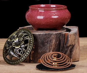 ที่จุดชา hwire <span class=keywords><strong>Neta</strong></span> Studio ธูป gicooking accessoriesin กล่องไม้บาร์บีคิวย่าง netse เตาน้ำมันหอมระเหย buddhism ibbq grillder บ้าน - Product Image 4