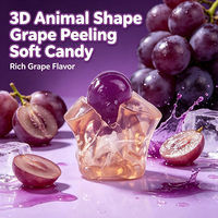 Groothandel Bulk Gemengde Fruitgevulde Transparante Jelly Candy Cubes Zachte Gummies Snack