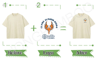 T-shirt décontracté surdimensionné pour homme/femme, 100% coton, 250g, manches courtes, logo graphique personnalisable, style vintage lavé